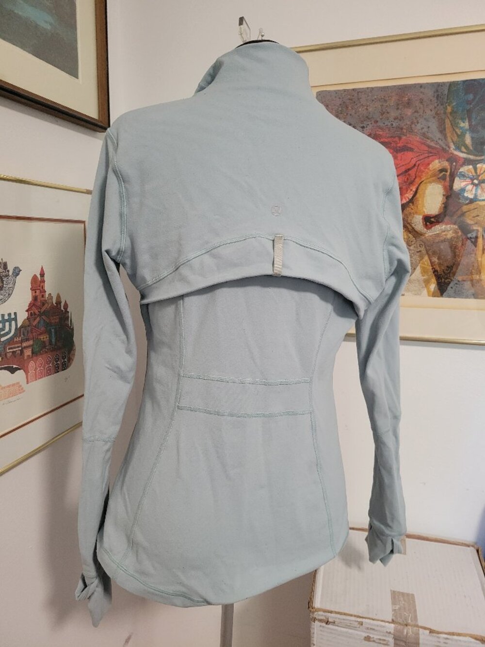 Lululemon Running Jacket in Light Green Size 12